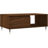 vidaXL Couchtisch Braun Eichen-Optik 90x50x36,5 cm Holzwerkstoff