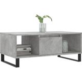Vidaxl - Couchtisch Betongrau 90x50x36,5 cm Holzwerkstoff