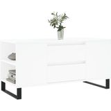 Couchtisch Weiß 102x44,5x50 cm Holzwerkstoff Vidaxl