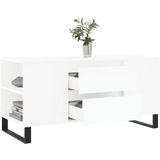 Couchtisch Weiß 102x44,5x50 cm Holzwerkstoff Vidaxl