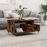 Couchtisch Räuchereiche 90x49x45 cm Holzwerkstoff vidaXL