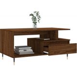 vidaXL Couchtisch Braun Eichen-Optik 90x49x45 cm Holzwerkstoff
