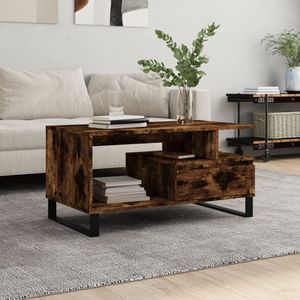 Couchtisch Räuchereiche 90x49x45 cm Holzwerkstoff vidaXL
