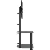 vidaXL-Tv-standaard-hoek-2-laags-voor-32-70-inch-zwart