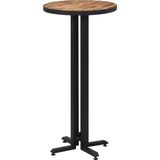 vidaXL-Bartafel-rond-Ø55x110-cm-massief-gerecycled-teakhout