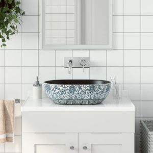 INK Momento Wastafel - 140x45x9cm - 2 Wasbakken - 0 Kraangaten Polystone Wit Mat
