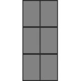 vidaXL-Schuifdeur-90x205-cm-gehard-glas-en-aluminium-zwart