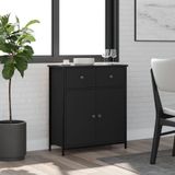 Sideboard Schwarz 70x30x80 cm Holzwerkstoff Vidaxl