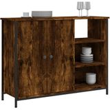 Sideboard Räuchereiche 100x33x75 cm Holzwerkstoff Vidaxl