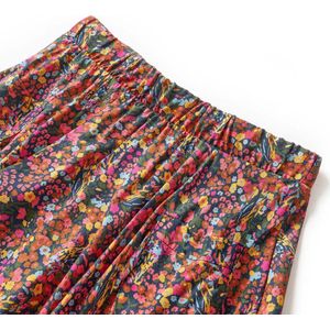 vidaXL - Kinderrokje - Meerkleurig - A-lijn - Met Bloemenprint