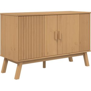vidaXL - OLDEN - Dressoir - Bruin - Massief Grenenhout - 114x43x73,5 cm