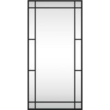 Vidaxl - Wandspiegel Schwarz 40x80 cm Rechteckig Eisen