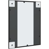 Wandspiegel Schwarz 40x50 cm Rechteckig Eisen vidaXL
