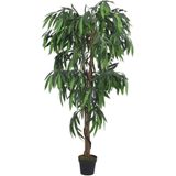 Mangobaum Künstlich 900 Blätter 180 cm Grün Vidaxl