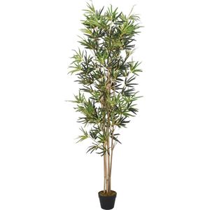 Bambusbaum Künstlich 828 Blätter 150 cm Grün vidaXL