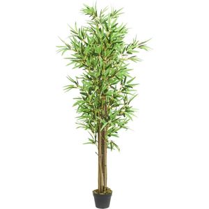 vidaXL Bambusbaum Künstlich 1288 Blätter 180 cm Grün