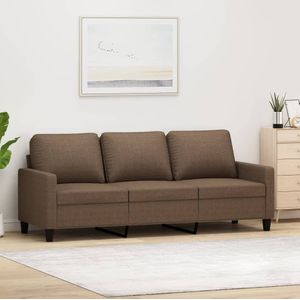 3-Sitzer-Sofa Braun 180 cm Stoff Vidaxl
