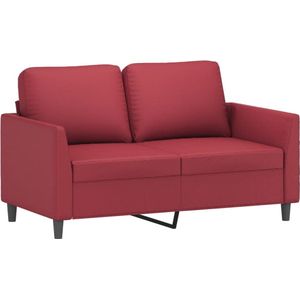 Vidaxl - 2-Sitzer-Sofa Weinrot 120 cm Kunstleder