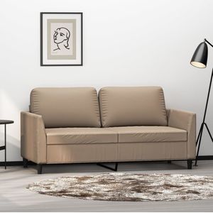 Vidaxl - 2-Sitzer-Sofa Cappuccino-Braun 140 cm Kunstleder