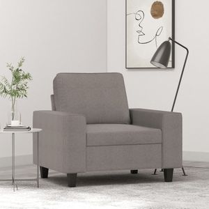 Fauteuil 60 cm stof taupe