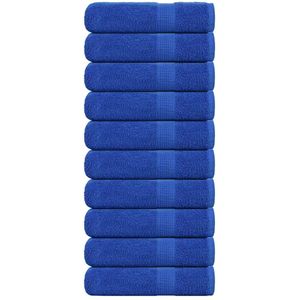 vidaXL Handtücher 10 Stk. Blau 50x100 cm 360 g/m² 100% Baumwolle