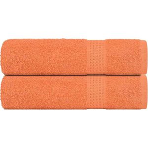 vidaXL Badetücher 2 Stk. Orange 100x150 cm 360 g/m² 100% Baumwolle