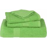 vidaXL - Zeepdoekjes - Appelgroen - 100% Katoen - 10 Stuks