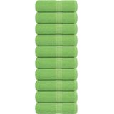 vidaXL - Zeepdoekjes - Appelgroen - 100% Katoen - 10 Stuks