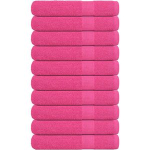 vidaXL Handtücher 10 Stk. Rosa 100x200 cm 360 g/m² 100% Baumwolle