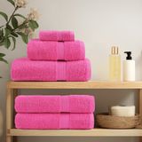 Premium-Duschtücher solund 10 Stk. Rosa 70x140 cm 600 g/m² Vidaxl