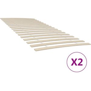 vidaXL-Lattenbodems-2-st-met-34-latten-100x200-cm