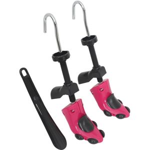 Vidaxl - Schuhspanner mit Schuhanzieher Rosa eu 34-40 Kunststoff