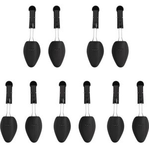 vidaXL - Schoenspanners - Wit - Kunststof - 5 Paar