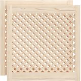 Houten Kastdeuren - Latwerk - Massief Grenenhout - Multifunctioneel