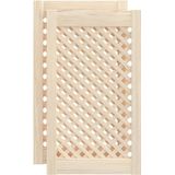 Houten Kastdeuren - Latwerk - Massief Grenenhout - Multifunctioneel