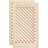 Houten Kastdeuren - Latwerk - Massief Grenenhout - Multifunctioneel