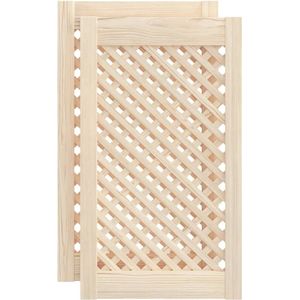 Houten Kastdeuren - Latwerk - Massief Grenenhout - Multifunctioneel