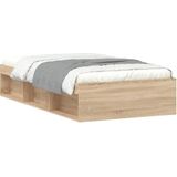 vidaXL Bettgestell Sonoma-Eiche 90x200 cm