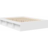 vidaXL Bettgestell Weiß 120x190 cm