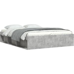 vidaXL-Bedframe-betongrijs-140x190-cm