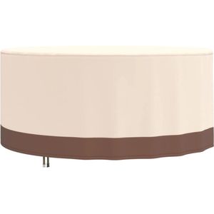 Tuinmeubelhoes rond 600D  183x71 cm oxford beige