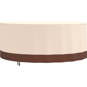 Tuinmeubelhoes rond 600D  213x71 cm oxford beige