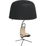 vidaXL Hoes voor hangende ei-stoel Ø 190x115 cm 420D oxford stof zwart