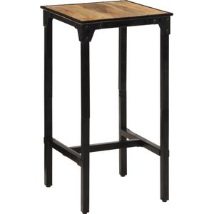 vidaXL - Bartafel - 60x55x107 - cm - massief - ruw - mangohout