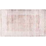 Vidaxl - Teppich Waschbar Beige 120x170 cm Rutschfest