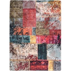 vidaXL-Vloerkleed-wasbaar-anti-slip-150x230-cm-patchwork-meerkleurig