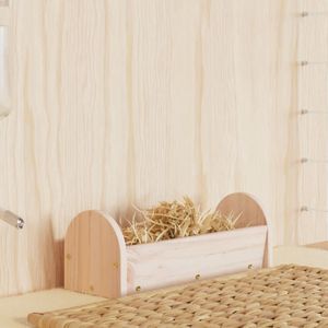Vidaxl - Heuraufe für Kaninchen 28x10x10 cm Massivholz Tanne 79973