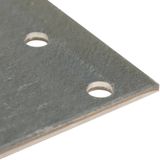 vidaXL Platen geperforeerd 40 st 2 mm 200x80 mm gegalvaniseerd staal