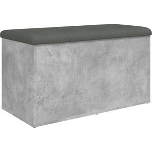 vidaXL-Opbergbankje-82x42x45-cm-bewerkt-hout-betongrijs