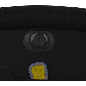 vidaXL - Massagestoel - Verstelbaar - Kunstleer - Zwart